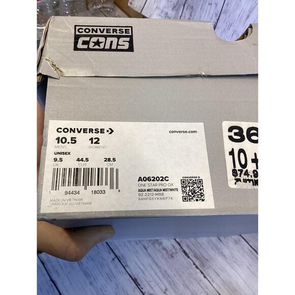 Converse One Star Pro Baby Blue Corduroy Sneakers Unisex Men 10.5 / Women 12 NIB - Picture 4 of 4